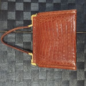 Alligator Vintage Genuine Crocodile Caiman Purse